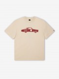 T-shirt Deus Ex Machina Fast Lodge Bege