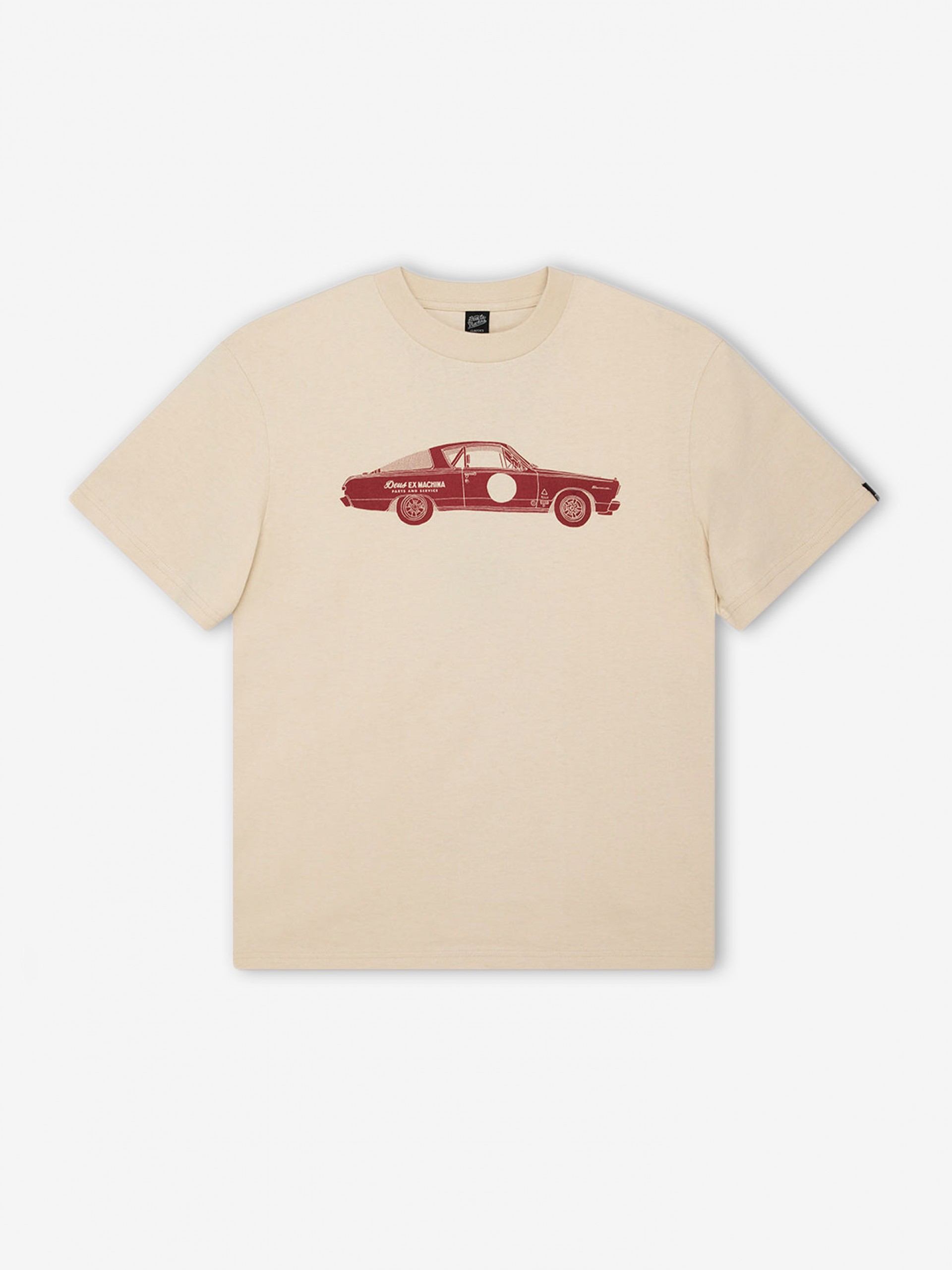Camiseta Deus Ex Machina Fast Lodge Beige