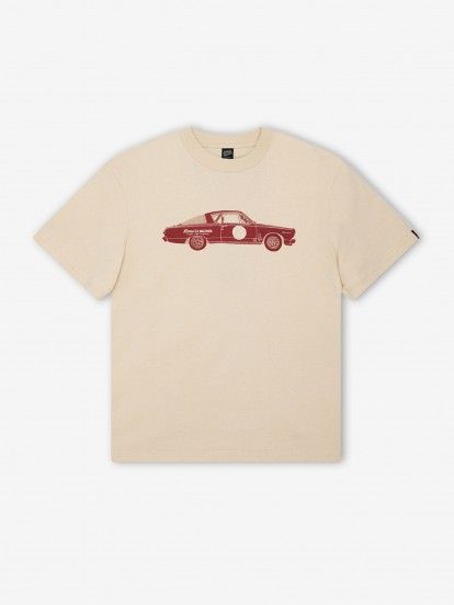 Camiseta Deus Ex Machina Fast Lodge Beige