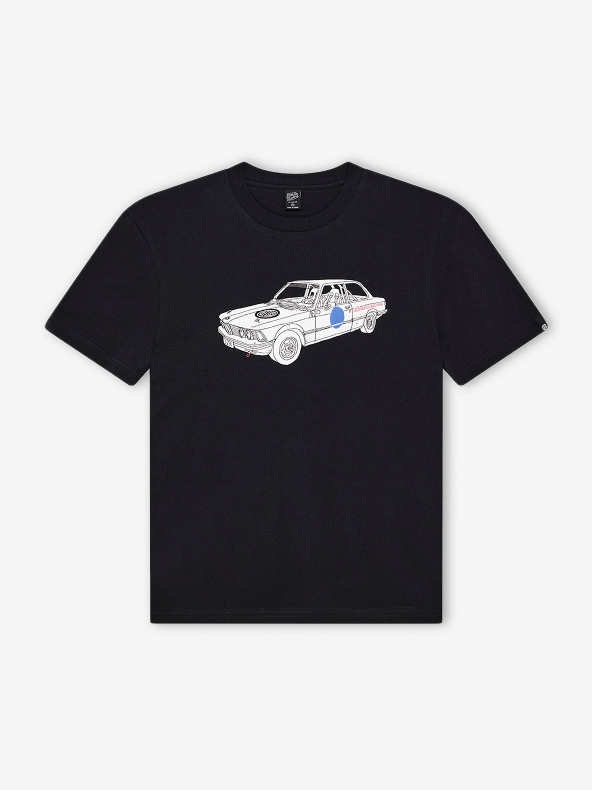 T-shirt Deus Ex Machina 323 Rallyeye Preta