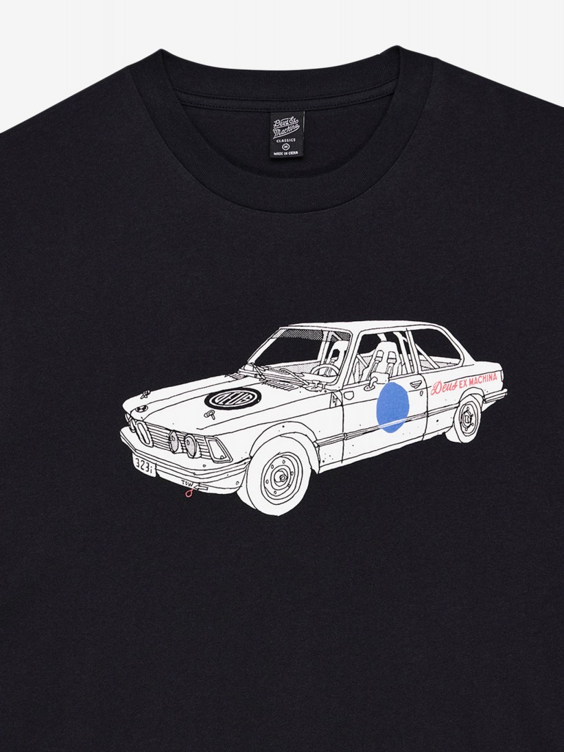 Camiseta Deus Ex Machina 323 Rallyeye Negra