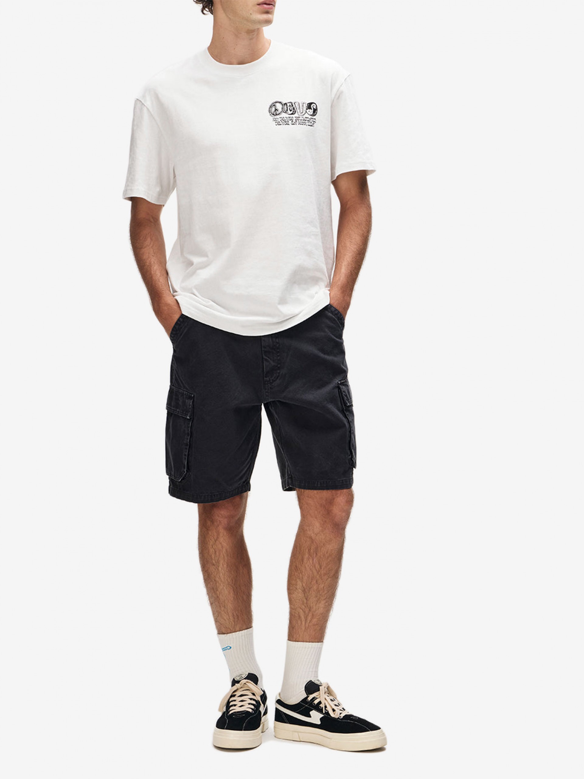 T-shirt Deus Ex Machina Labyrinth Branca