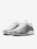 Zapatillas Nike Shox R4 Plateadas y Blancas Jnior