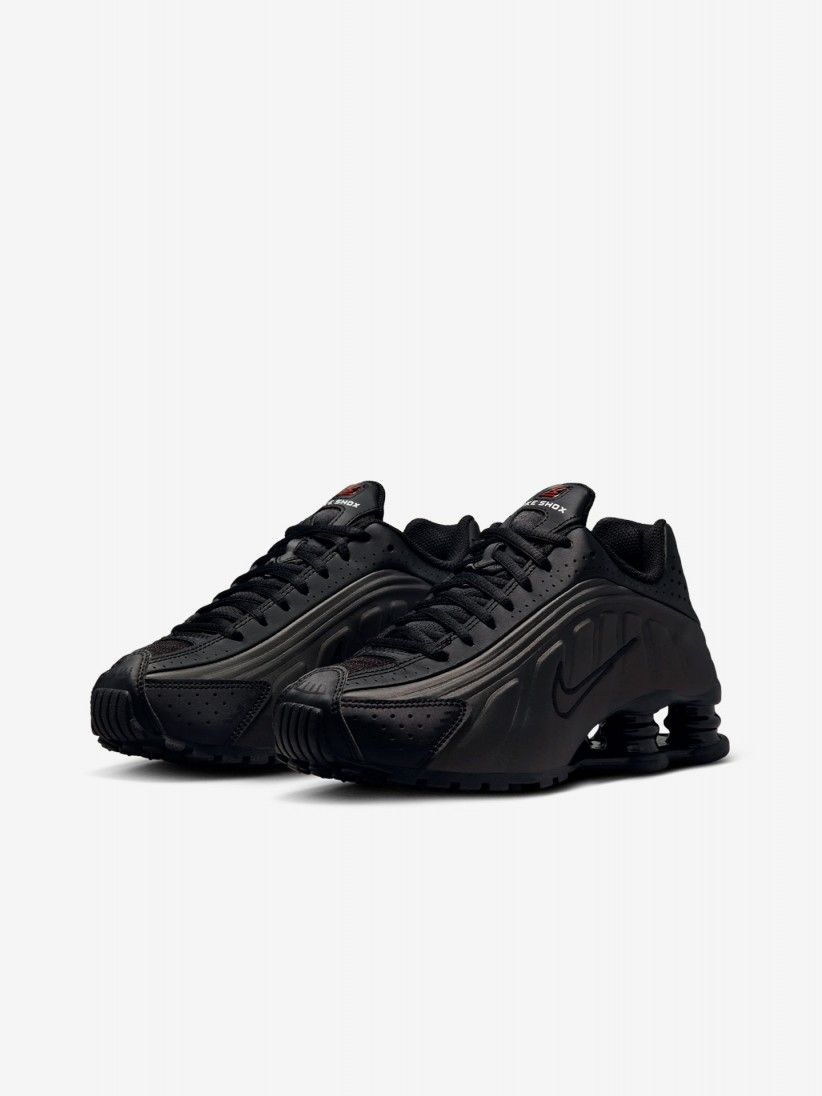Nike Shox R4 Black Junior Sneakers