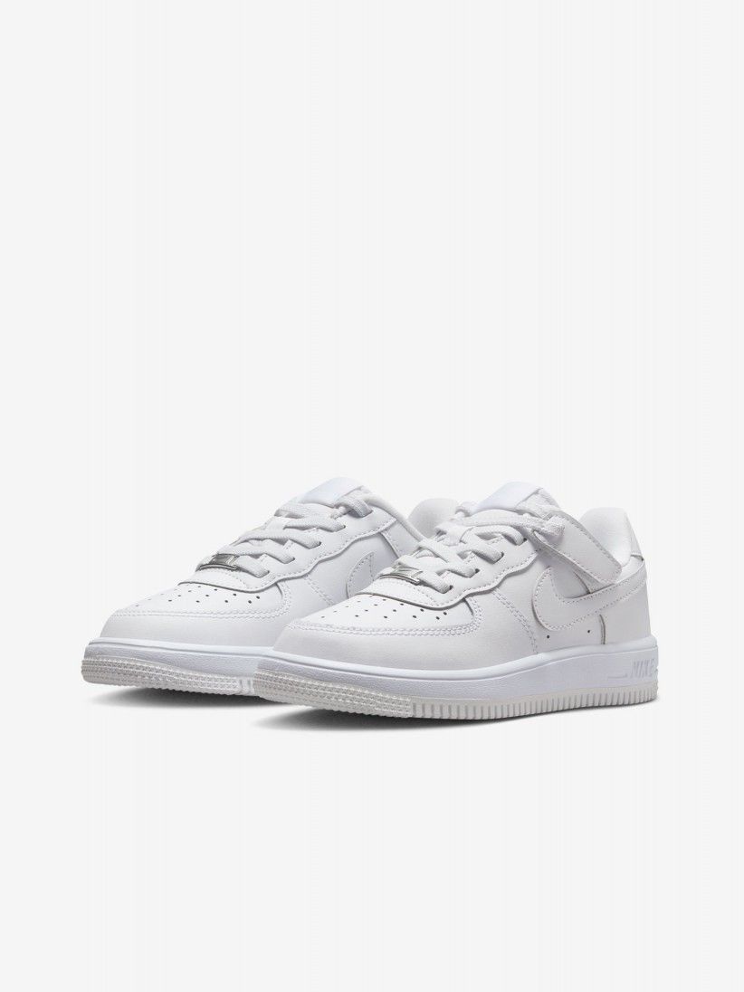Zapatillas Nike Force 1 Low Easy-On Blancas Para Nio