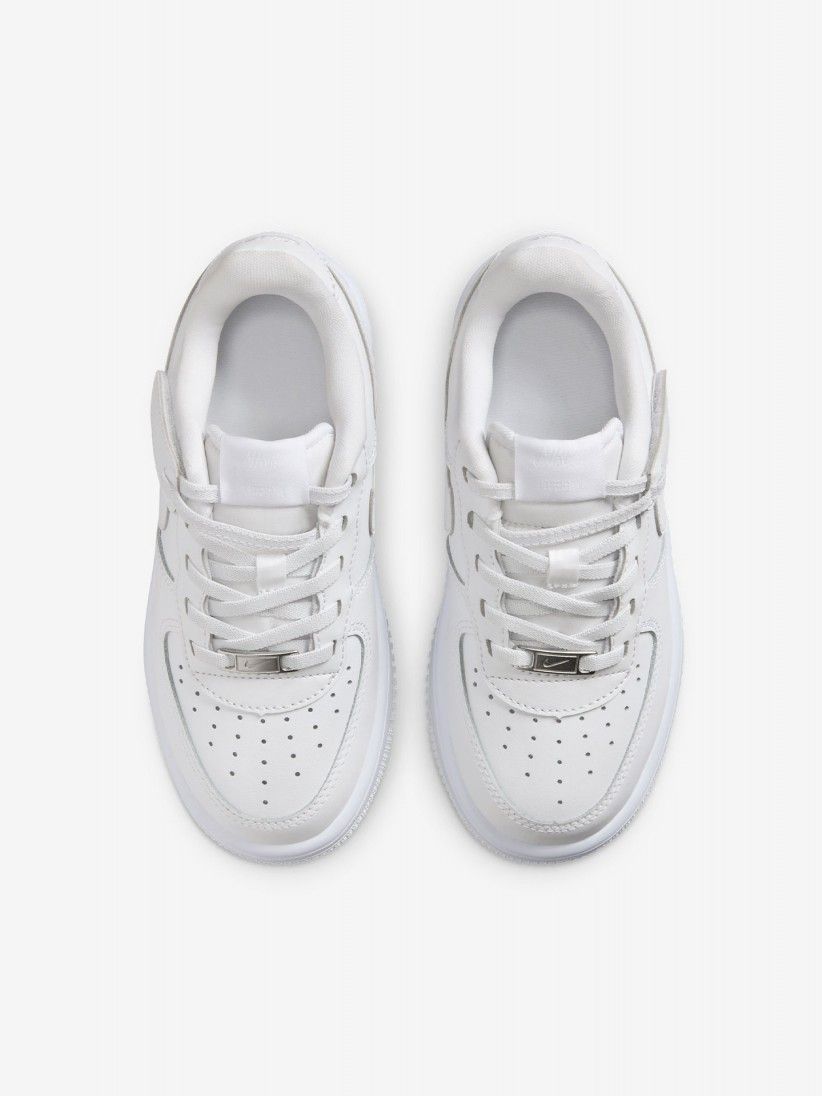 Zapatillas Nike Force 1 Low Easy-On Blancas Para Nio