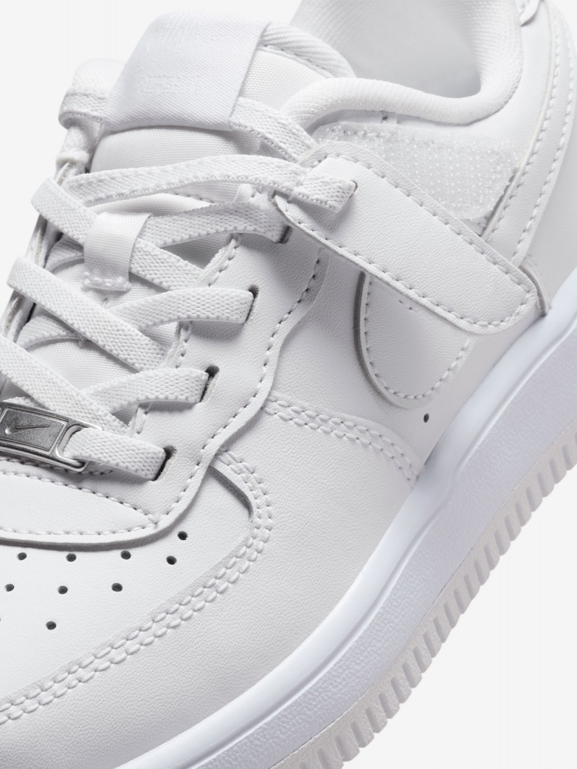 Zapatillas Nike Force 1 Low Easy-On Blancas Para Nio
