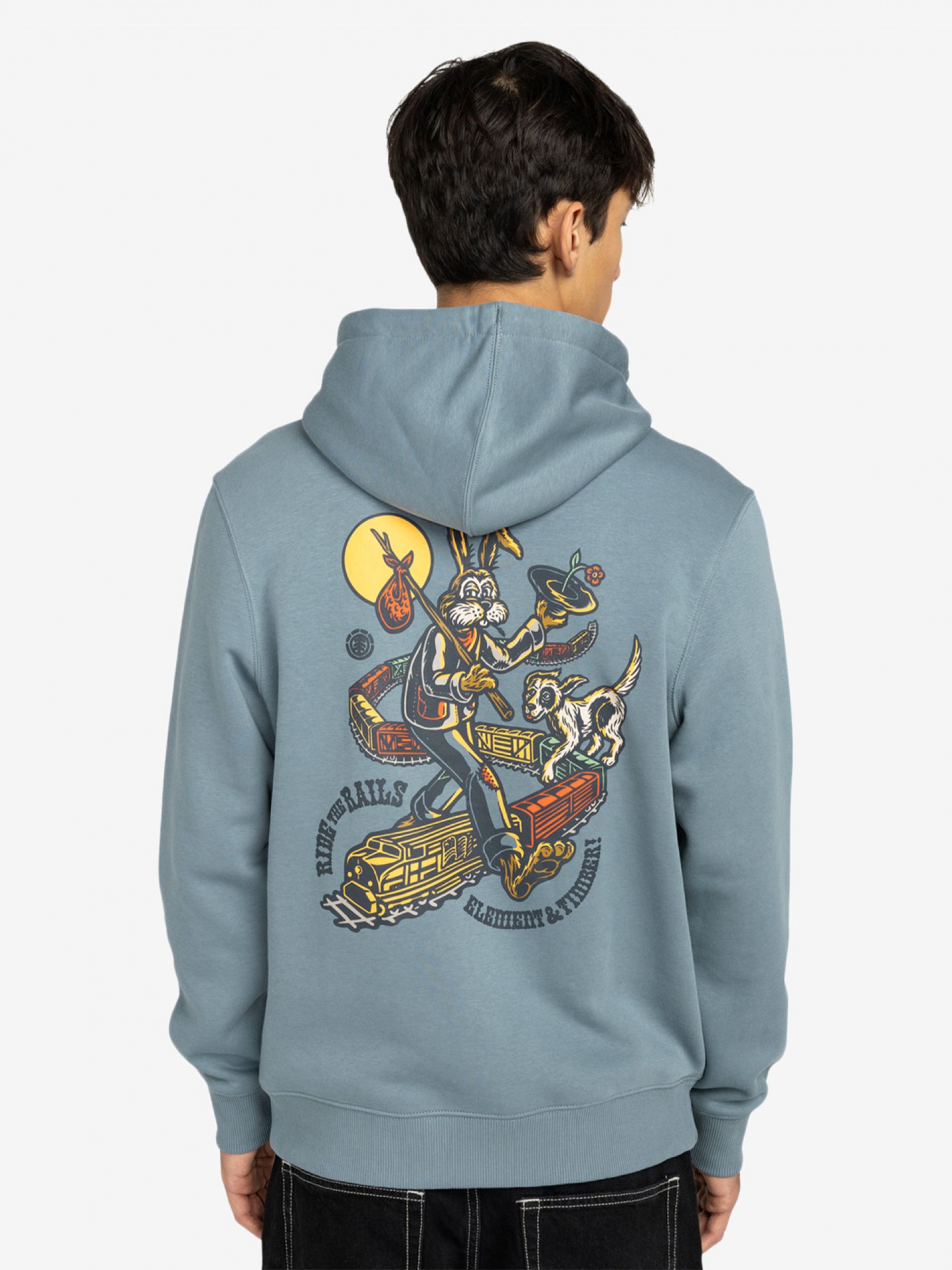Element Timber On Track Blue Hoodie
