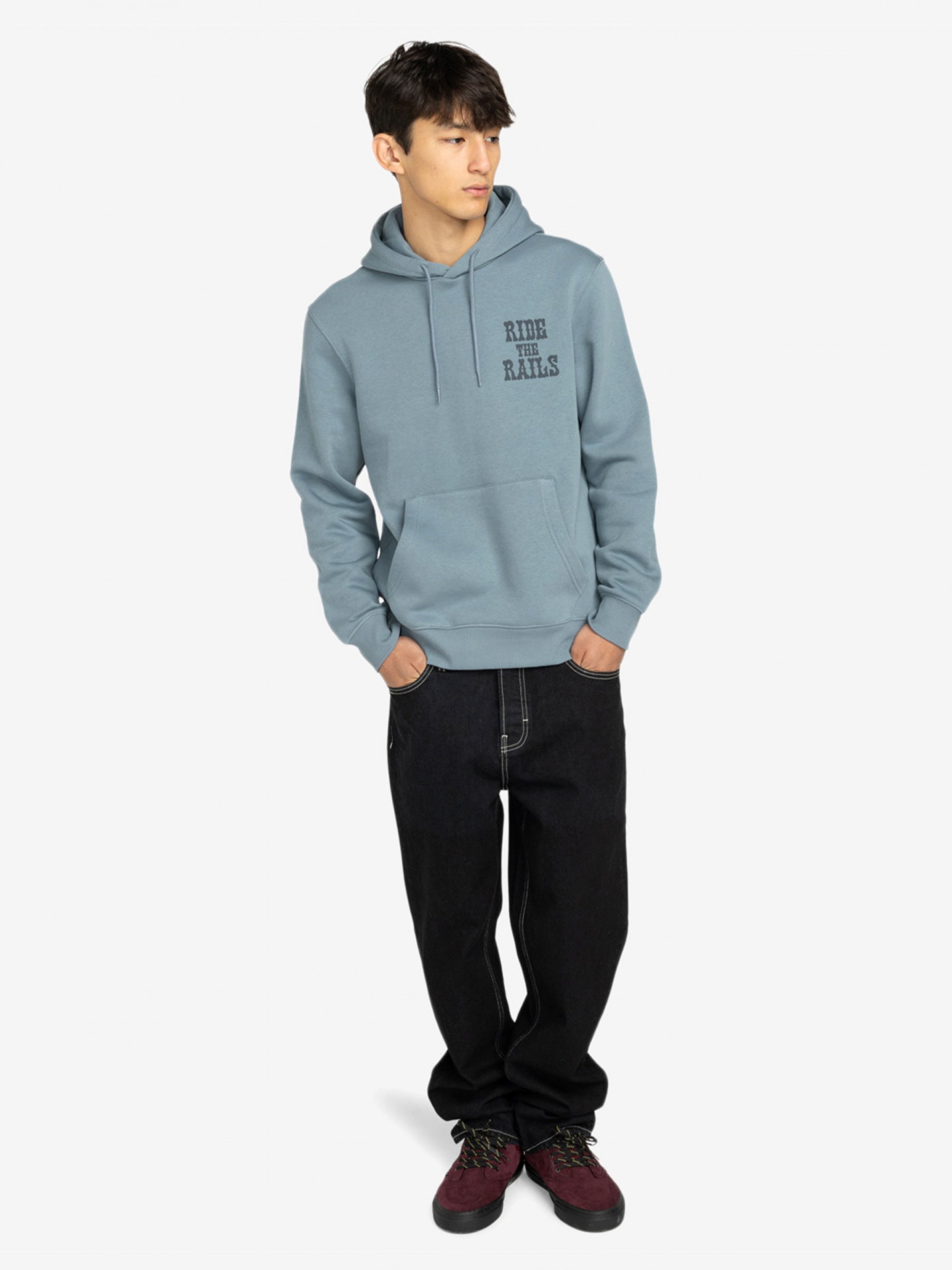 Camisola com Capuz Element Timber On Track Azul