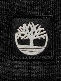 Timberland Tonal Patch Black Beanie