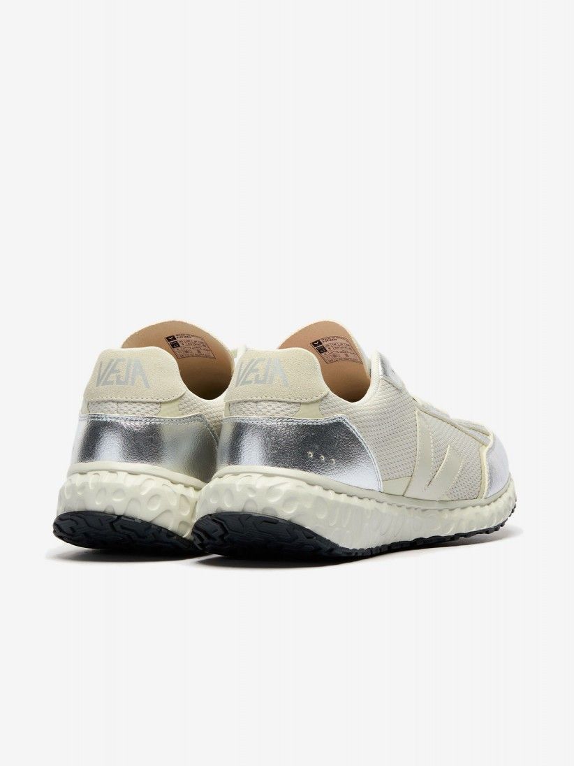 Zapatillas Veja Condor Royale Alveomesh Beige y Plateadas
