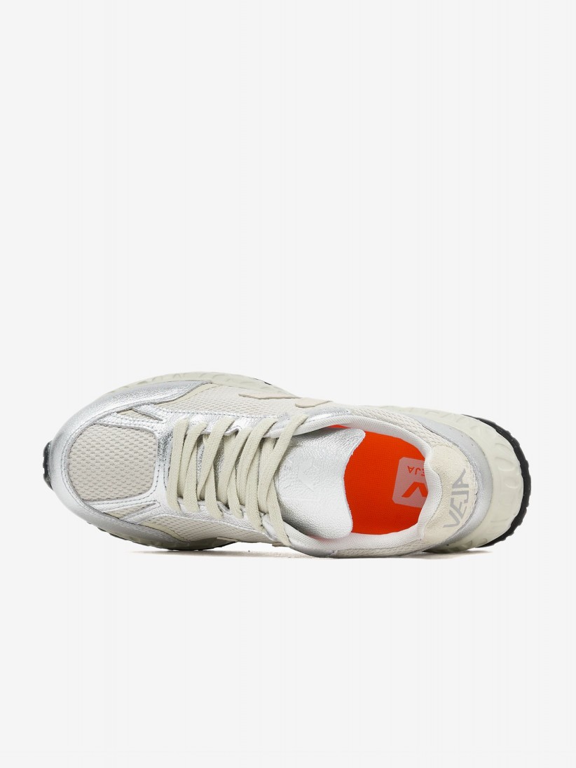 Zapatillas Veja Condor Royale Alveomesh Beige y Plateadas