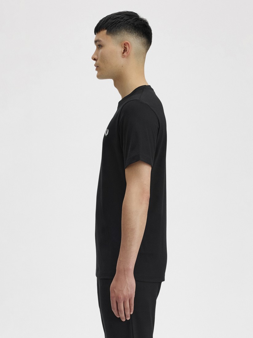 Fred Perry Crew Neck Black T-shirt