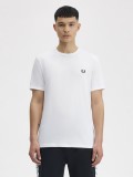 T-shirt Fred Perry Ringer Branca T-shirt Fred Perry Ringer Branca