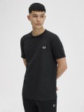T-shirt Fred Perry Ringer Preta T-shirt Fred Perry Ringer Preta