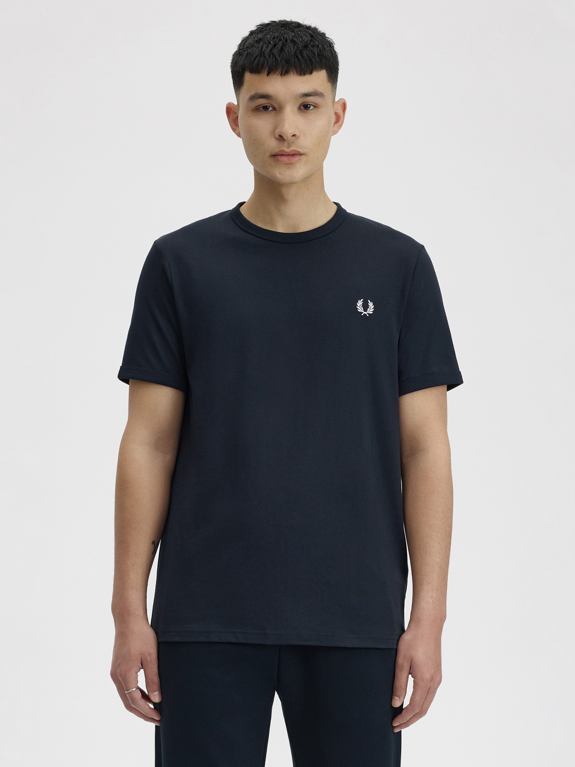 T-shirt Fred Perry Ringer Azul Marinho