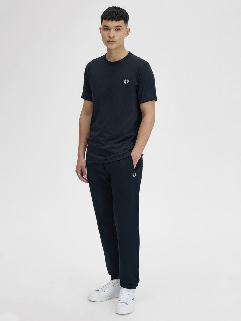 T-shirt Fred Perry Ringer Azul Marinho T-shirt Fred Perry Ringer Azul Marinho