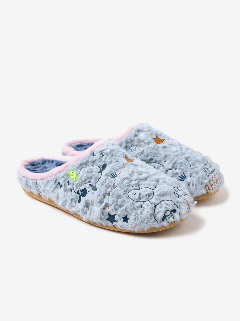 Chanclas Hot Potatoes Molitor Grises y Rosa Para Mujer Chanclas Hot Potatoes Molitor Grises y Rosa Para Mujer