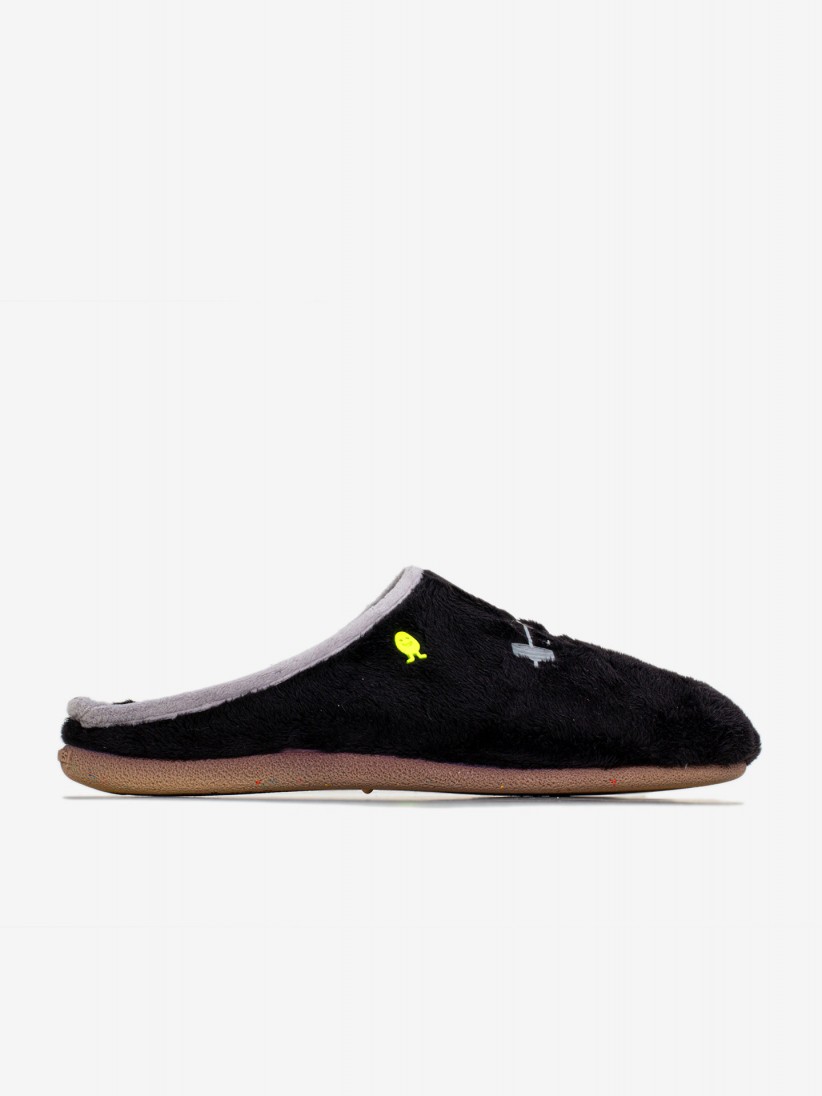 Hot Potatoes Rutledge Black Slippers For Men Hot Potatoes Rutledge Black Slippers For Men
