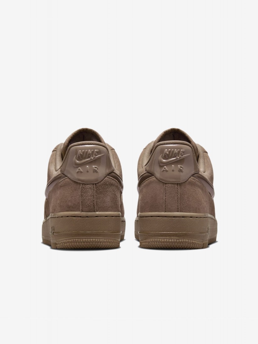 Zapatillas Nike Air Force 1 07 Marrones De Gamuza Para Mujer