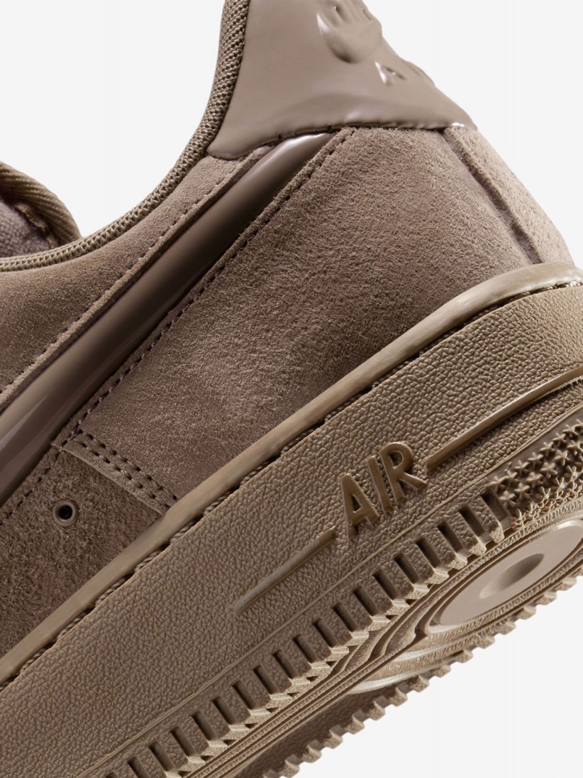 Zapatillas Nike Air Force 1 07 Marrones De Gamuza Para Mujer
