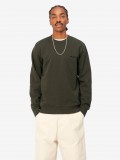 Carhartt WIP Script Embroidery Green Sweater Carhartt WIP Script Embroidery Green Sweater