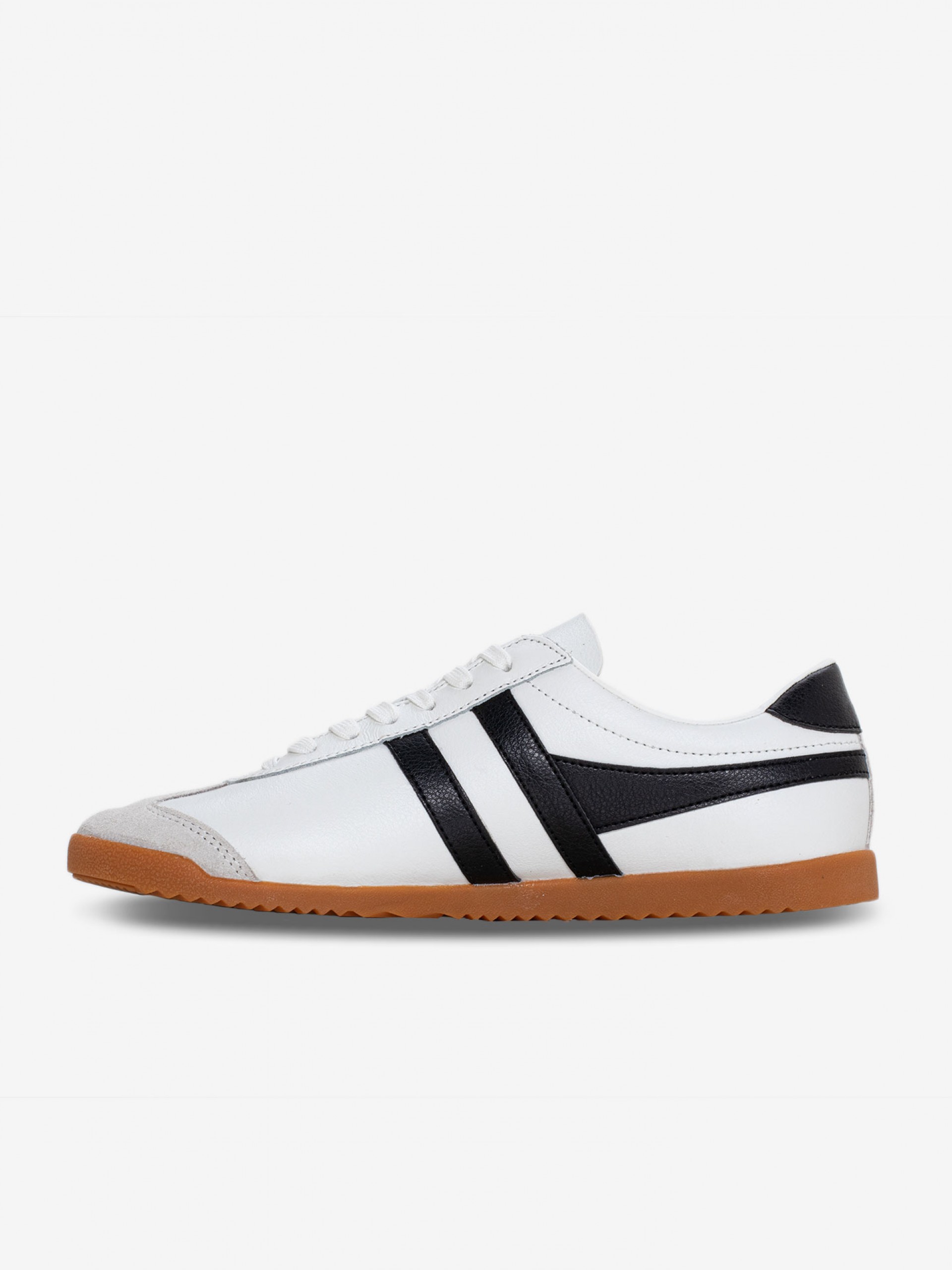 Gola Bullet Leather White and Black Sneakers For Women