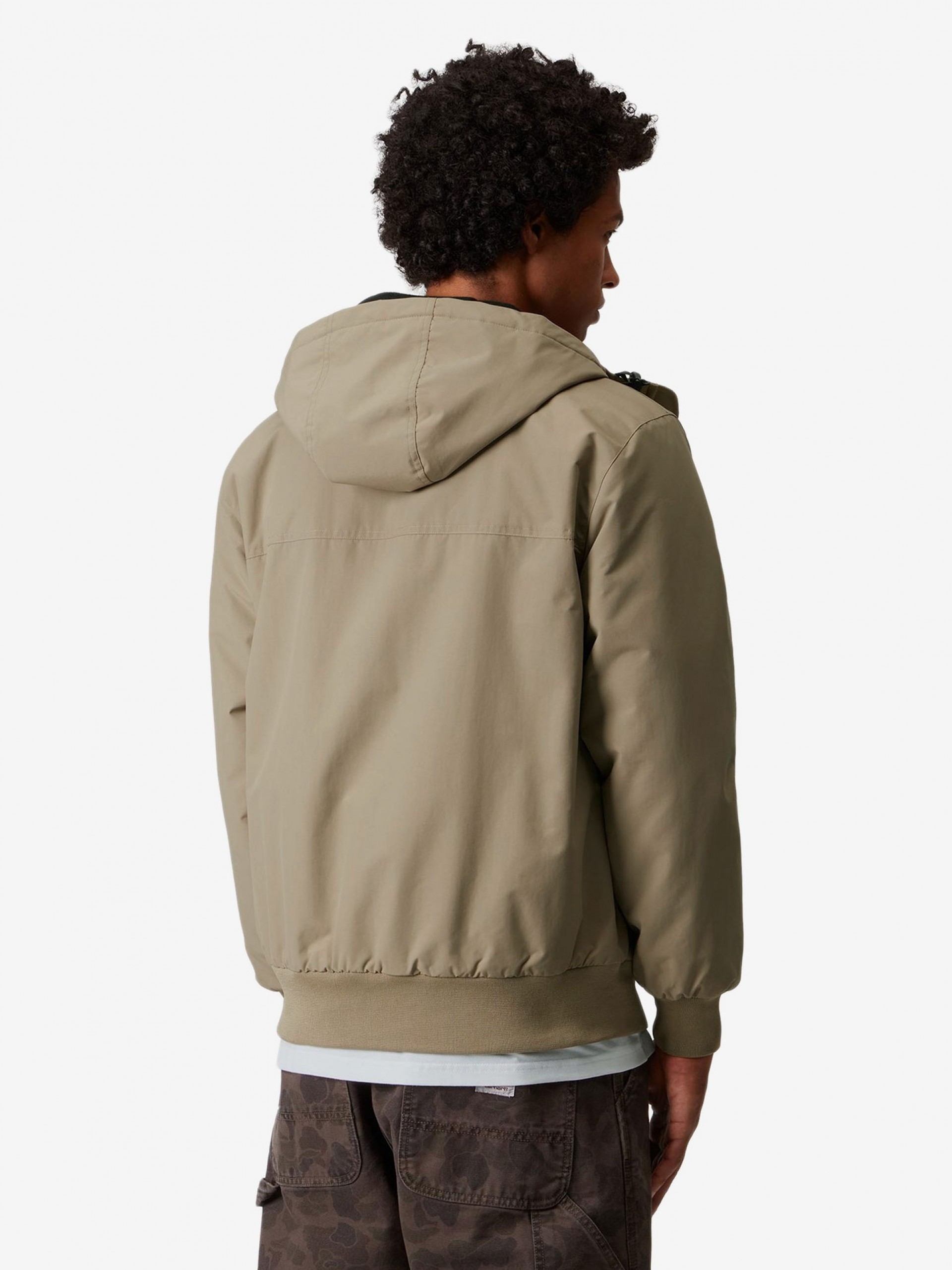 Casaco com Capuz Carhartt WIP Sail Caqui