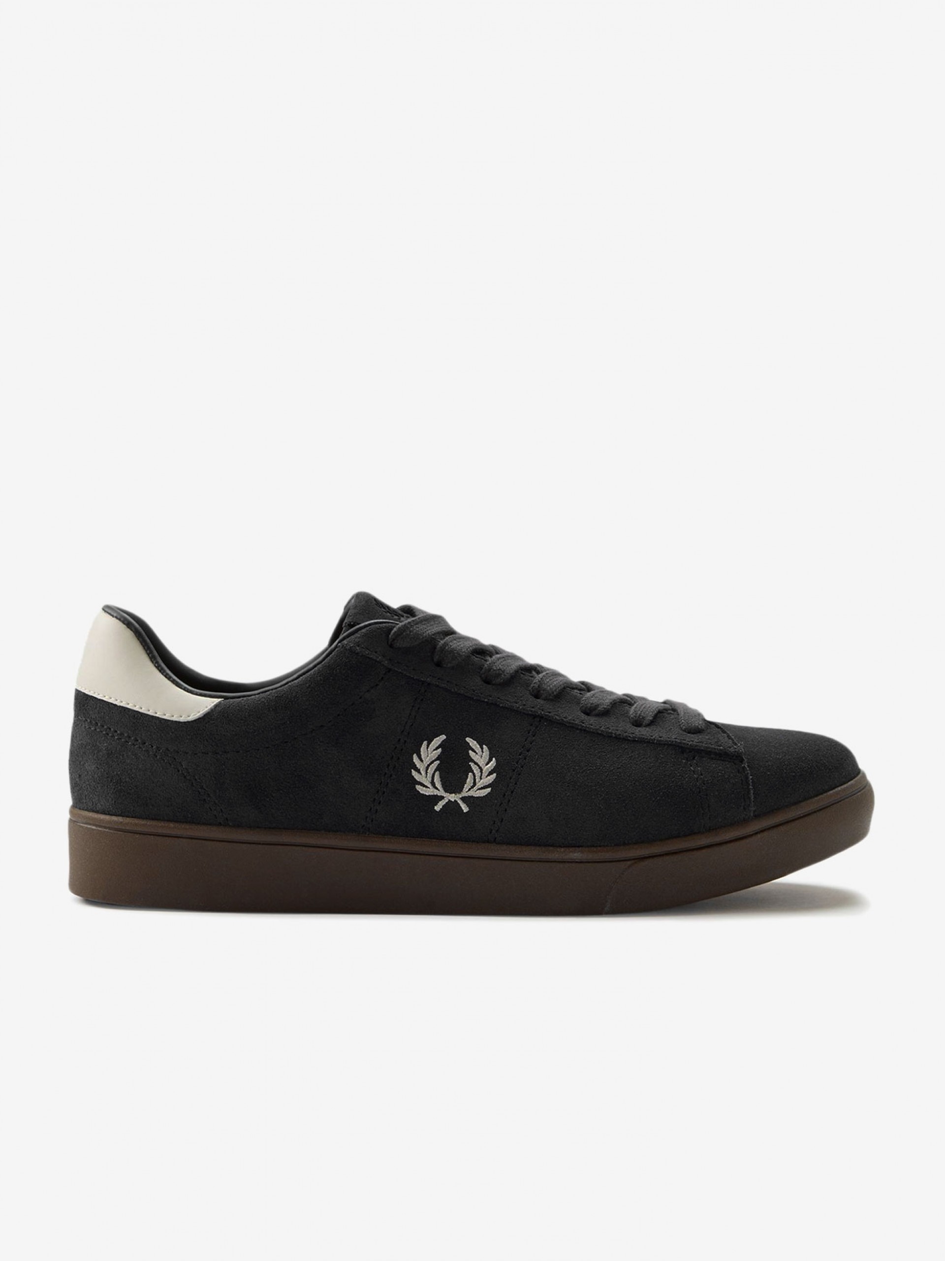 Zapatillas Fred Perry Spencer De Gamuza Negras