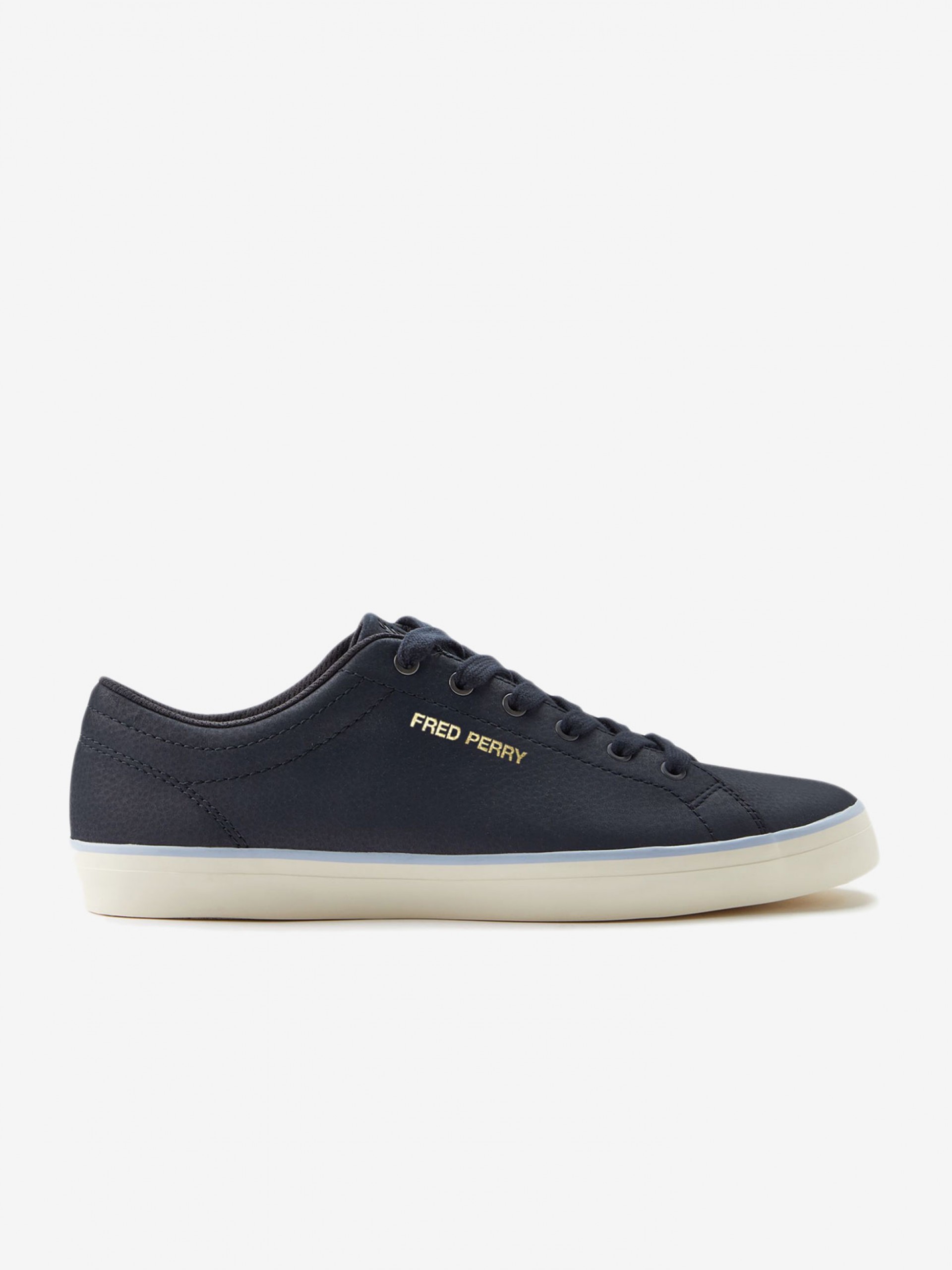 Fred Perry Baseline Tumbled Nubuck Blue Sneakers