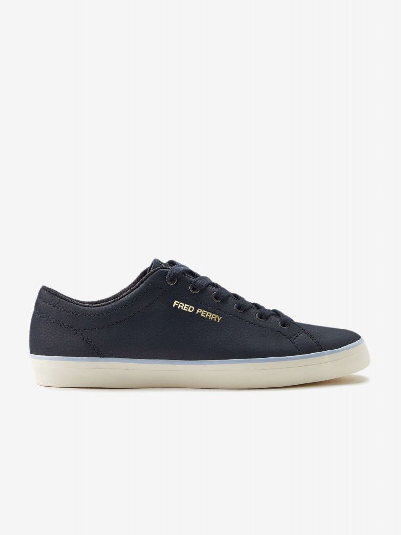 Fred Perry Baseline Tumbled Nubuck Blue Sneakers
