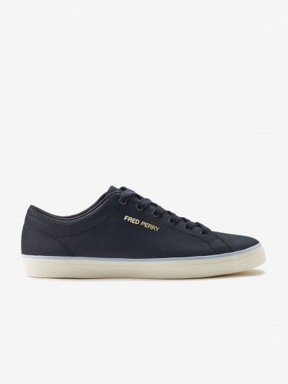 Fred Perry Baseline Tumbled Nubuck Blue Sneakers Fred Perry Baseline Tumbled Nubuck Blue Sneakers