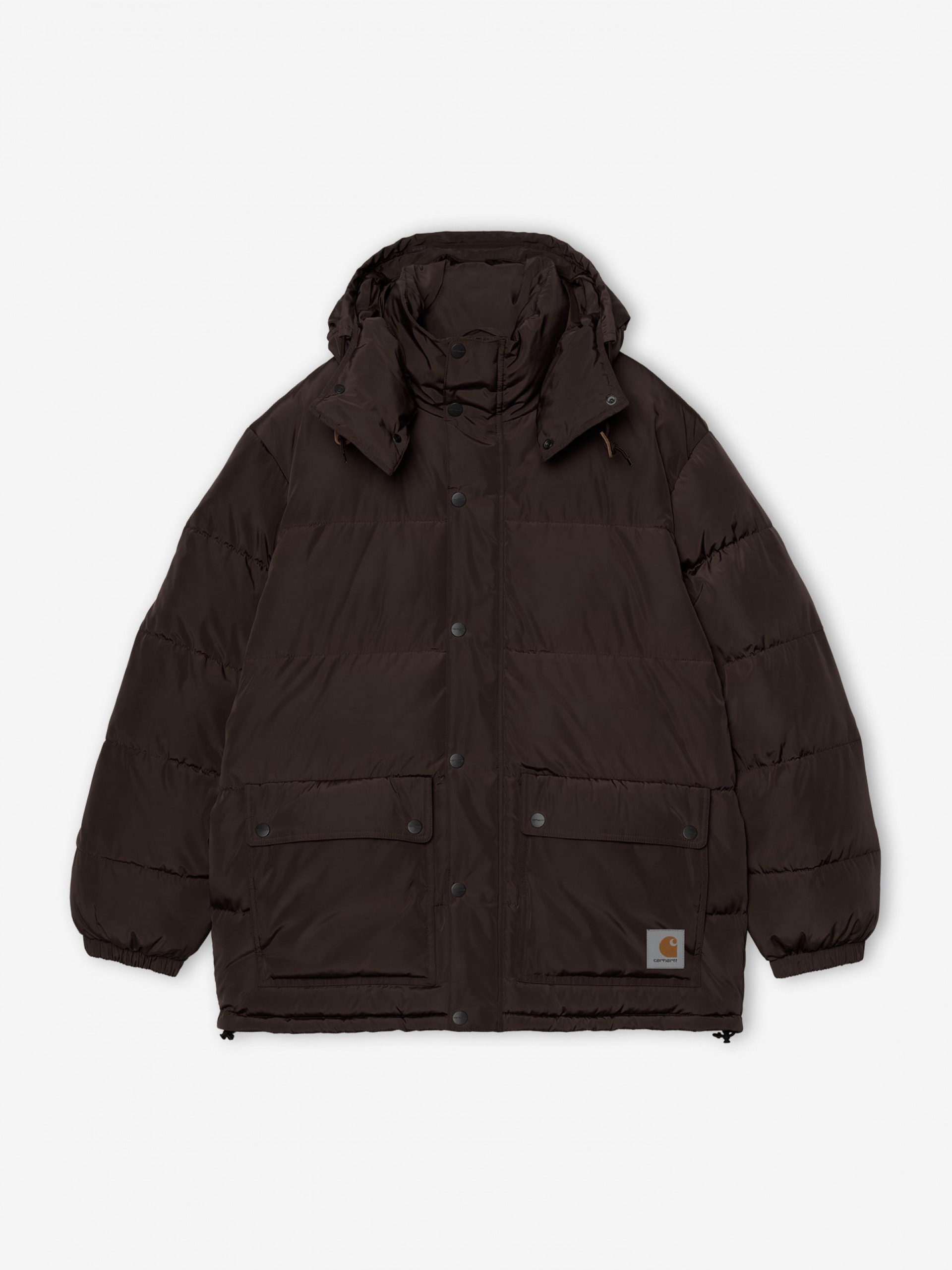 Casaco com Capuz Carhartt WIP Brent Castanho