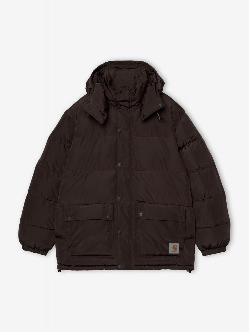 Casaco com Capuz Carhartt WIP Brent Castanho