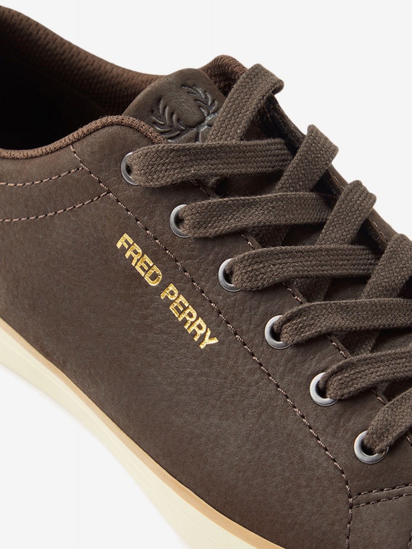 Fred Perry Baseline Tumbled Nubuck Brown Sneakers Fred Perry Baseline Tumbled Nubuck Brown Sneakers