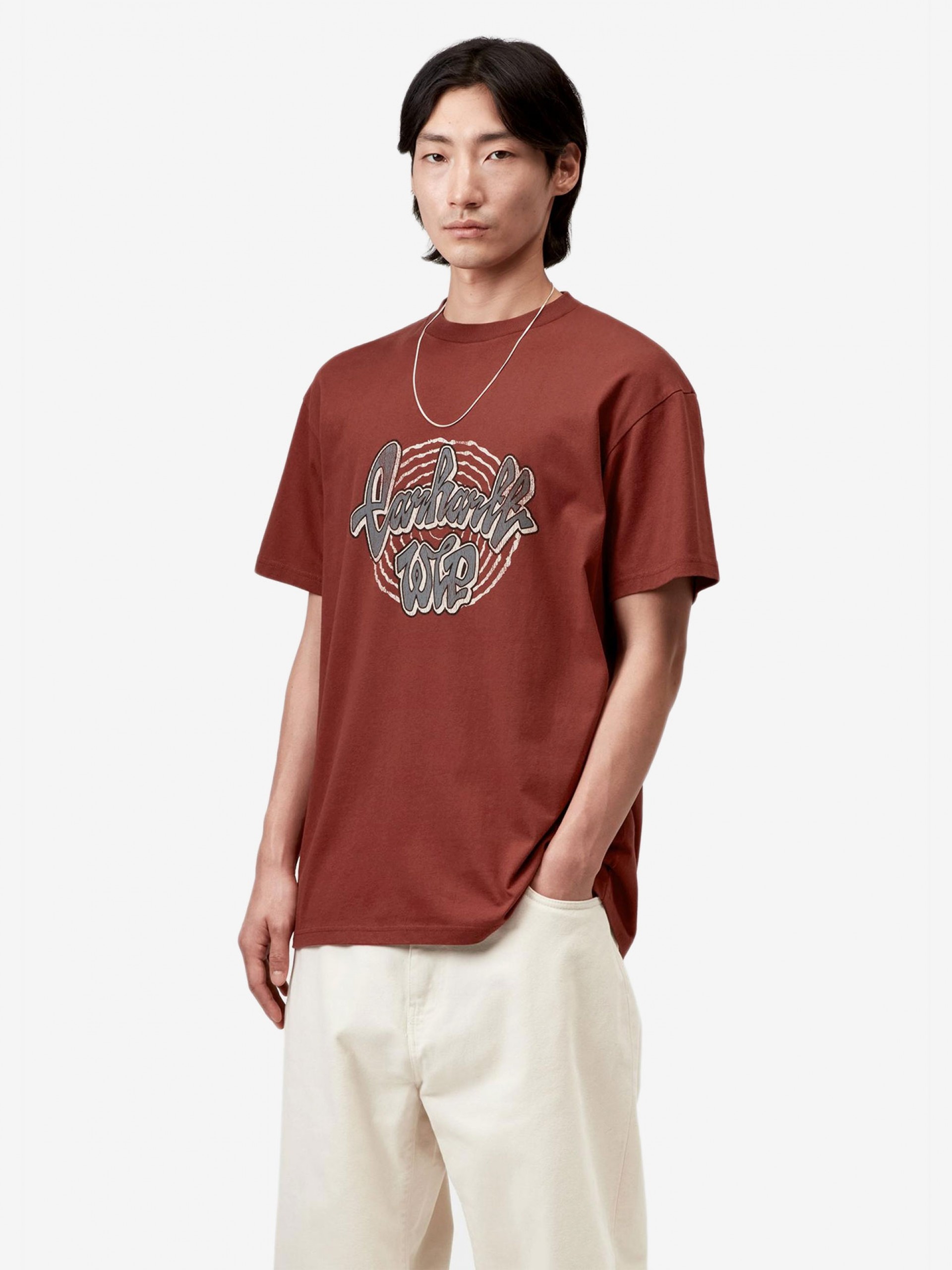 T-shirt Carhartt WIP Chedda Vermelha