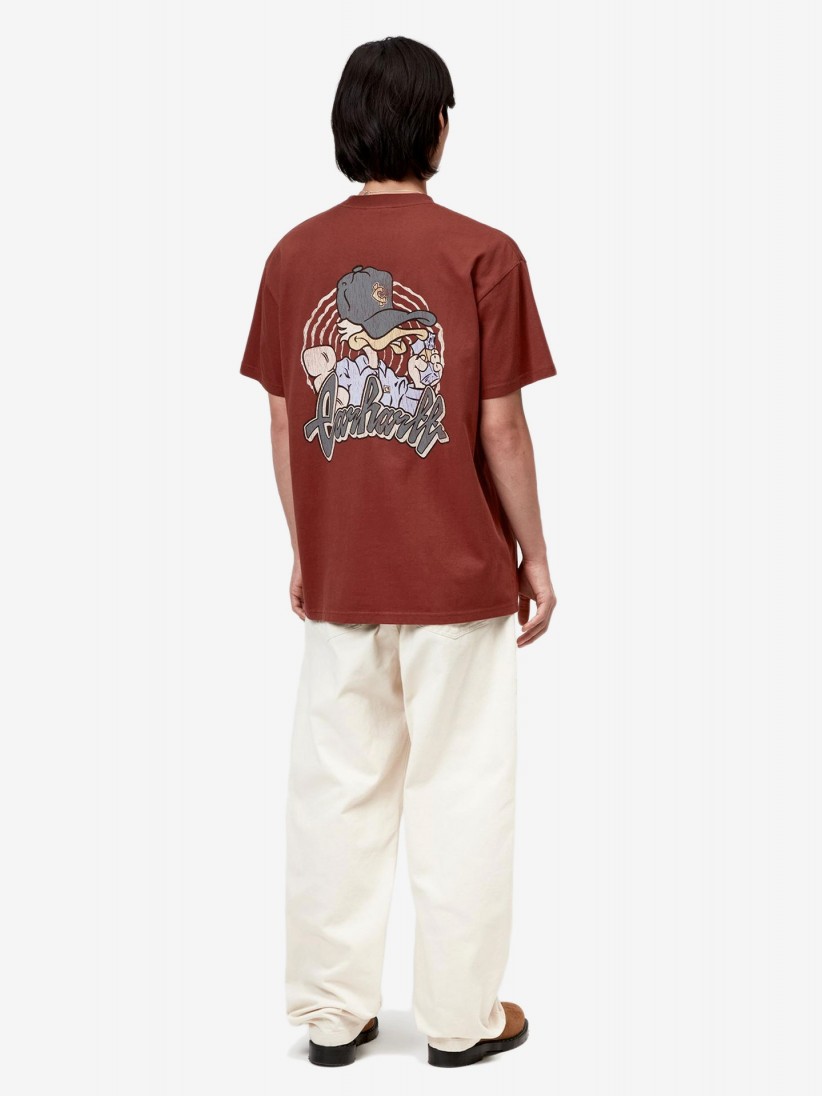 Camiseta Carhartt WIP Chedda Roja Camiseta Carhartt WIP Chedda Roja