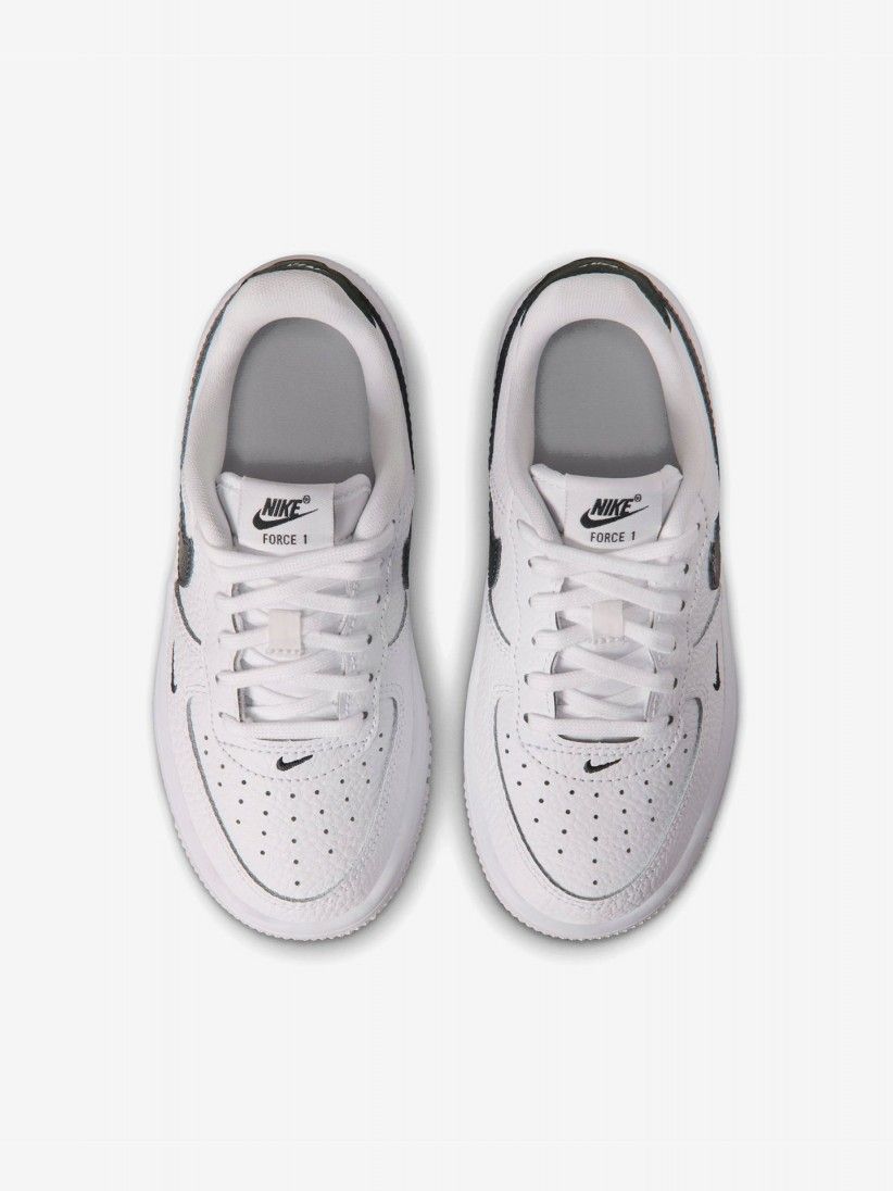 Nike Force 1 Low White and Green Sneakers For Children