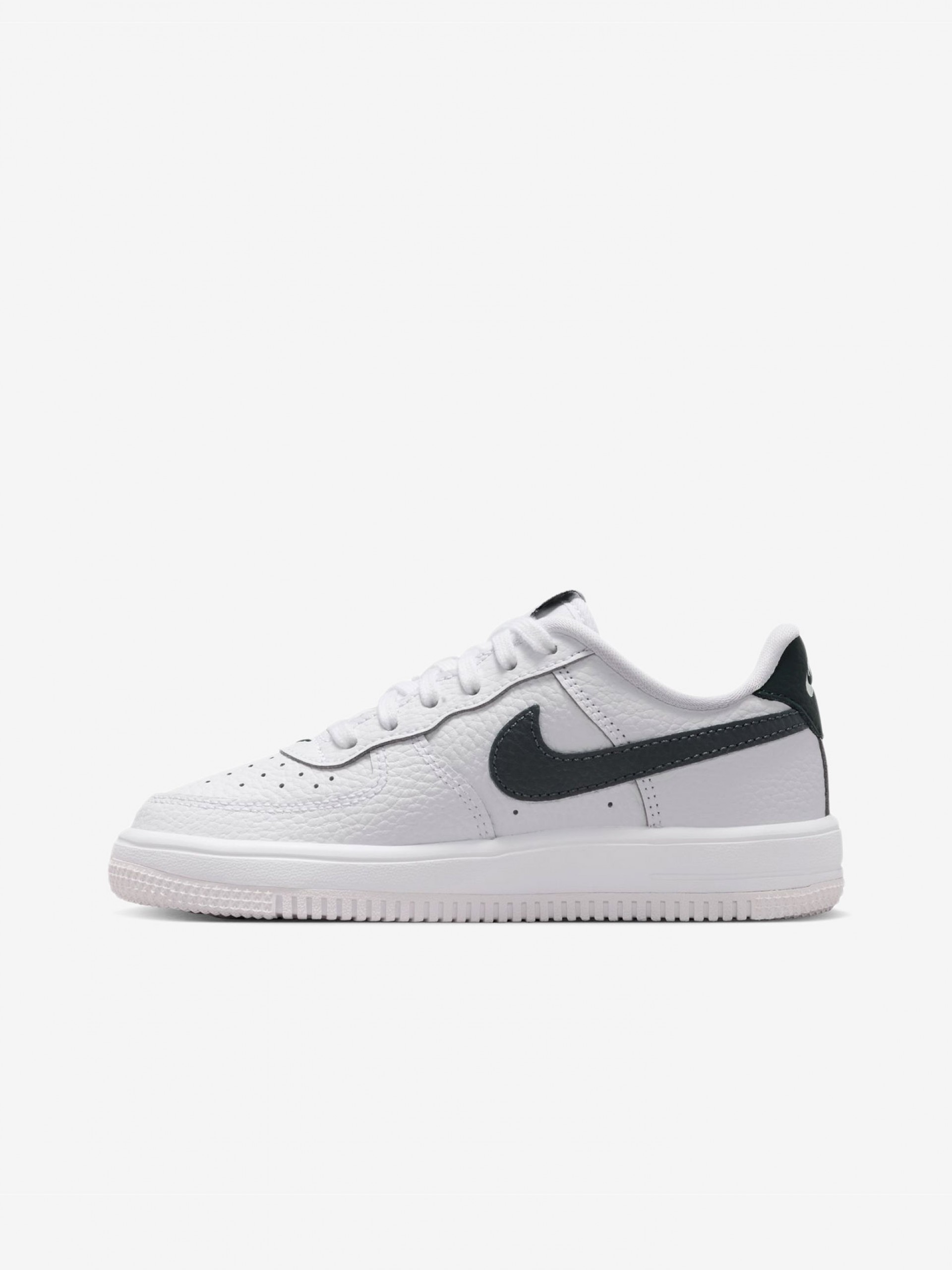 Zapatillas Nike Force 1 Low Blancas y Verdes Para Niño