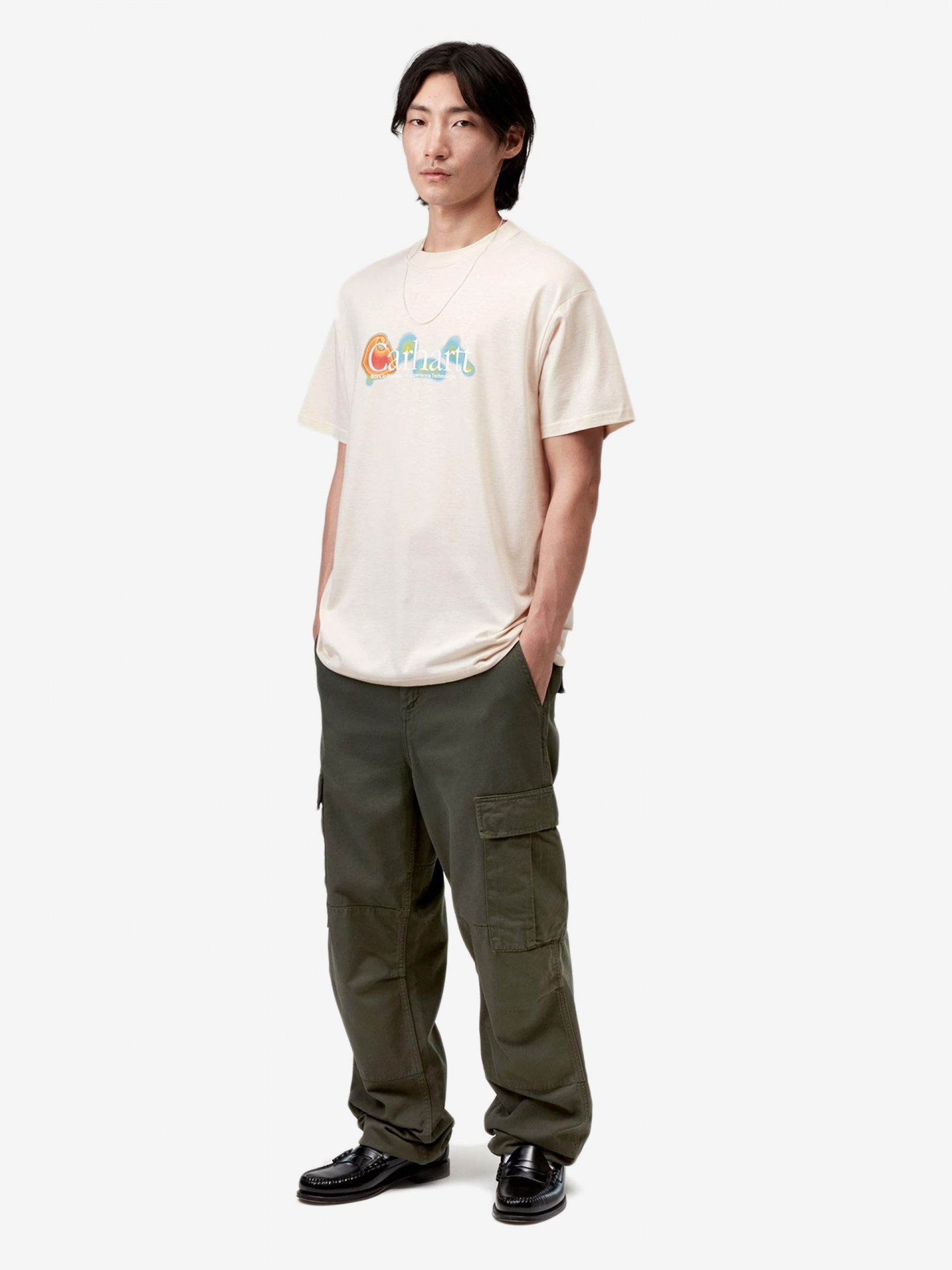 Carhartt WIP Experiential Beige T-shirt