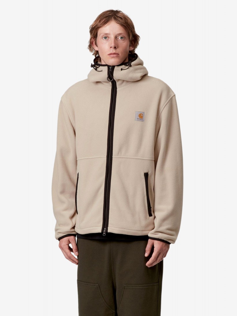 Casaco com Capuz Carhartt WIP Blevin Liner Polar Bege
