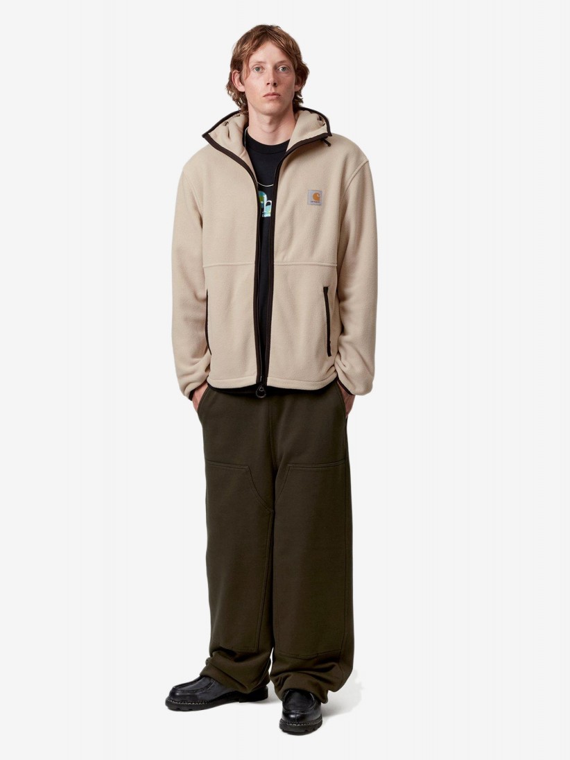 Casaco com Capuz Carhartt WIP Blevin Liner Polar Bege