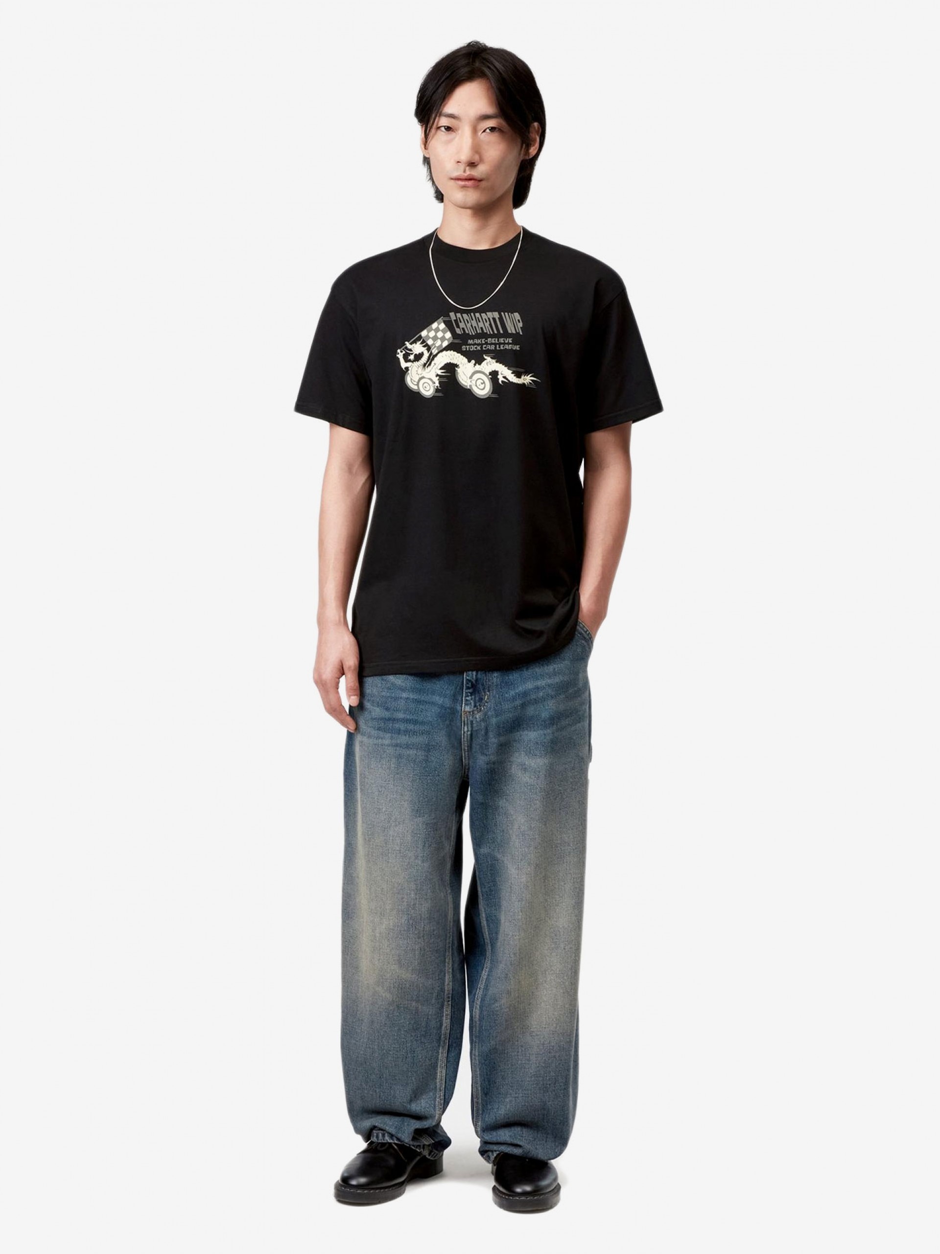 Carhartt WIP Make Believe League Black T-shirt