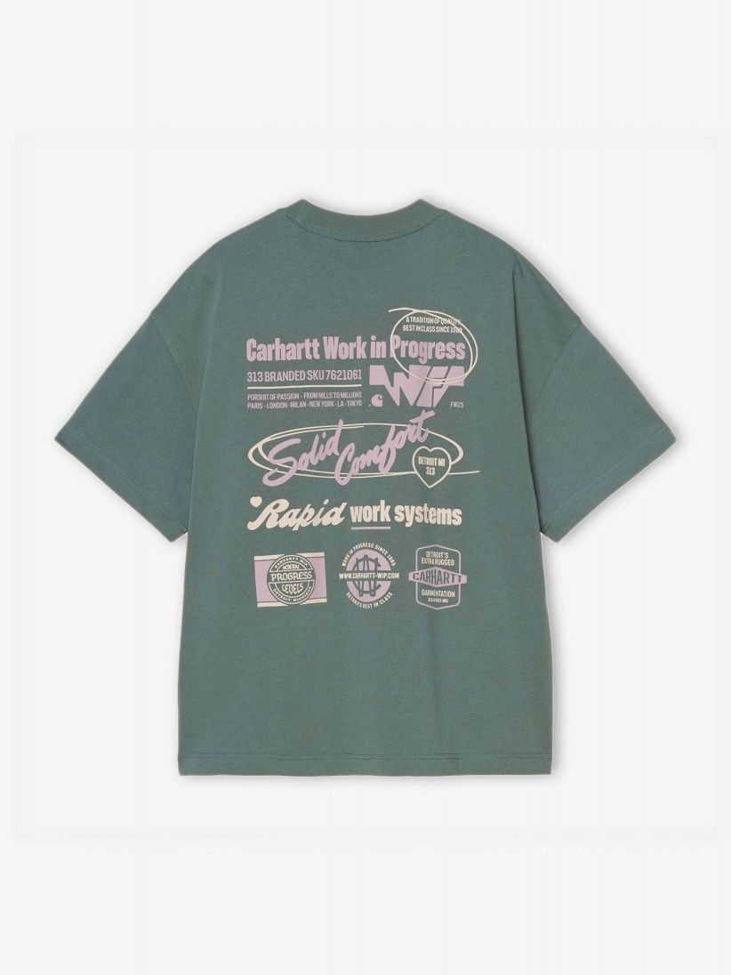 Camiseta Carhartt WIP Networks Verde Camiseta Carhartt WIP Networks Verde