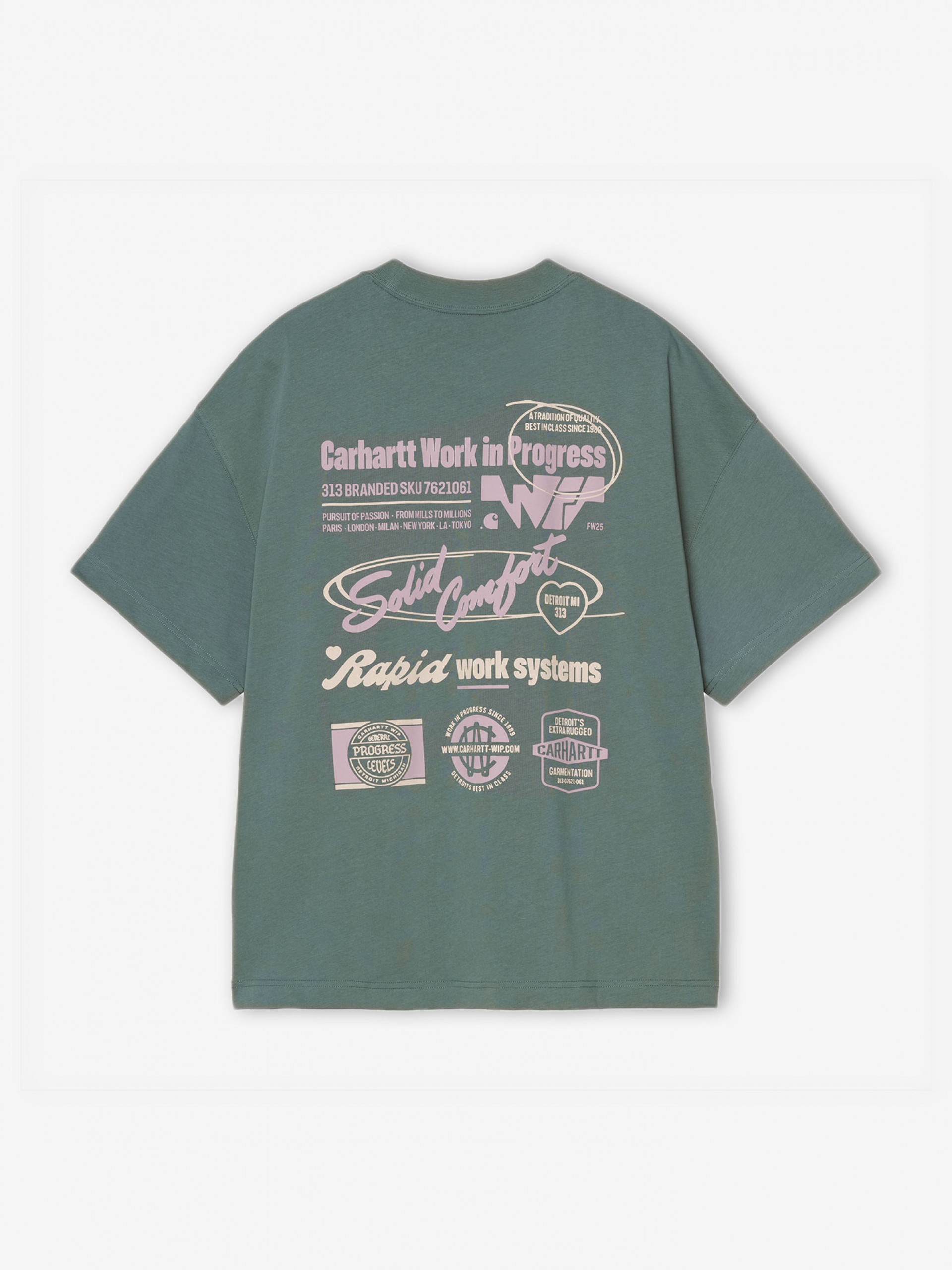 Camiseta Carhartt WIP Networks Verde