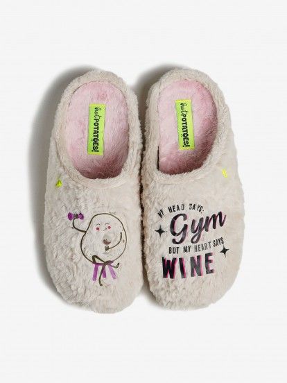 Chanclas Hot Potatoes Blantyre Beige y Rosa Para Mujer