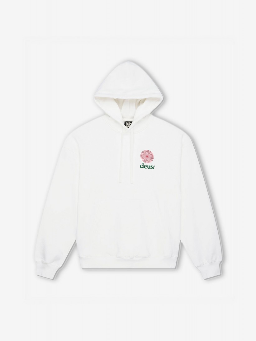 Camisola com Capuz Deus Ex Machina Strata Branca