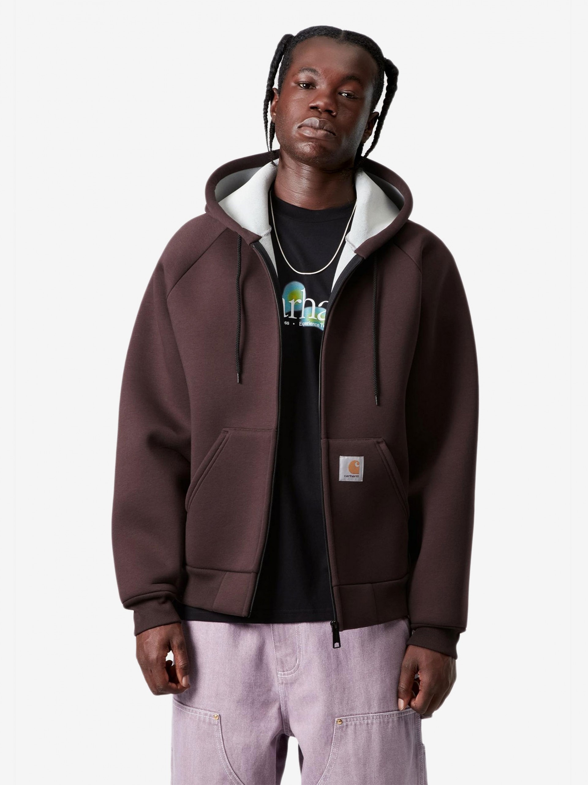 Chaqueta con Capucha Carhartt WIP Car-Lux Marrón