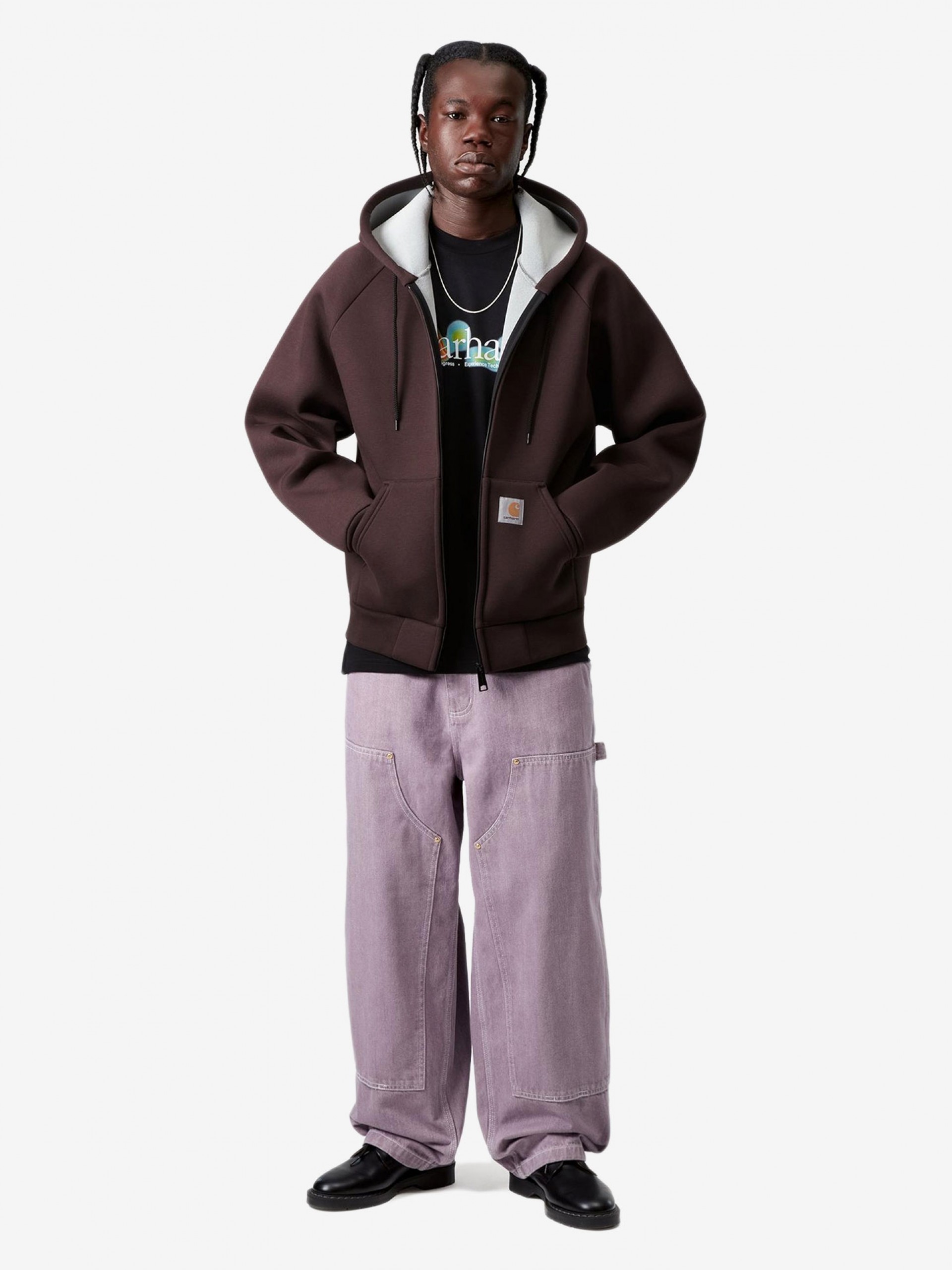 Chaqueta con Capucha Carhartt WIP Car-Lux Marrón