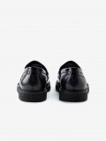 Zapatos Fred Perry x George Cox De Piel Negros Zapatos Fred Perry x George Cox De Piel Negros